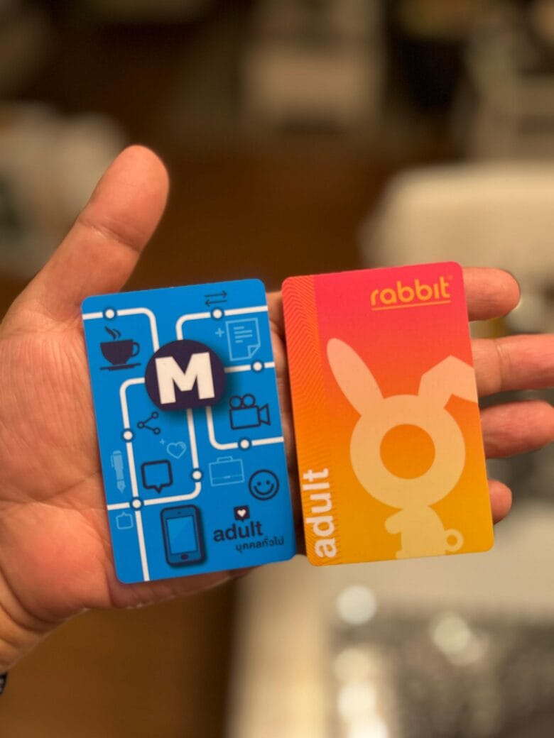 Rabbit card, MRT Metro card Bangkok, Thailand