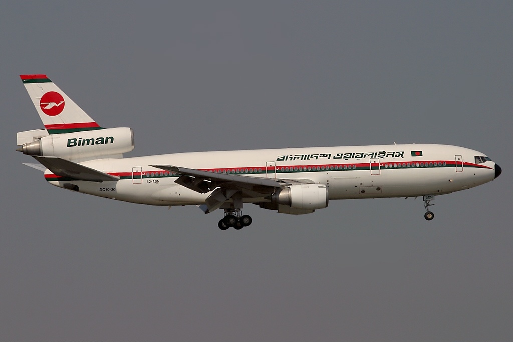 Biman Bangladesh Airlines’ McDonnell Douglas DC-10-30(ER), photo by: Konstantin von Wedelstaedt (GNU 1.2 opensource)